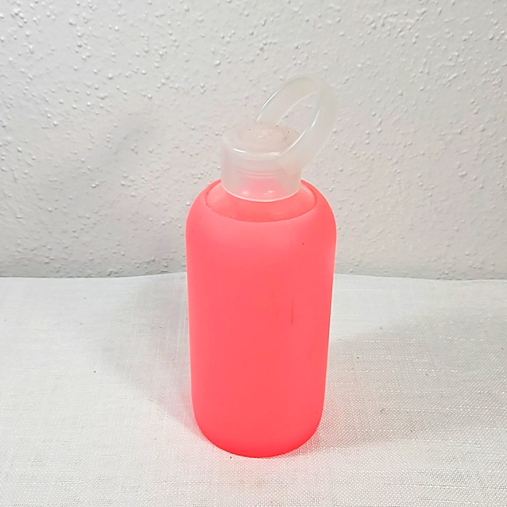 BKR Femme Glass Water bottle rosy pink Silicone  discontinued 16oz 500ml